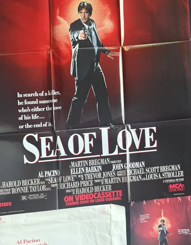 Actual Sea of Love - MCA Home Video promotional poster front photograph