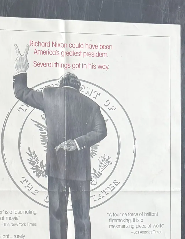 Actual Secret Honor - Robert Altman promotional sheet front photograph