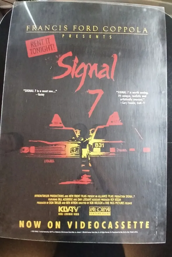 Actual Signal 7 — home-video promotional poster front photograph
