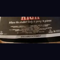 Actual Slaughter High — home-video promotional poster detail image 4