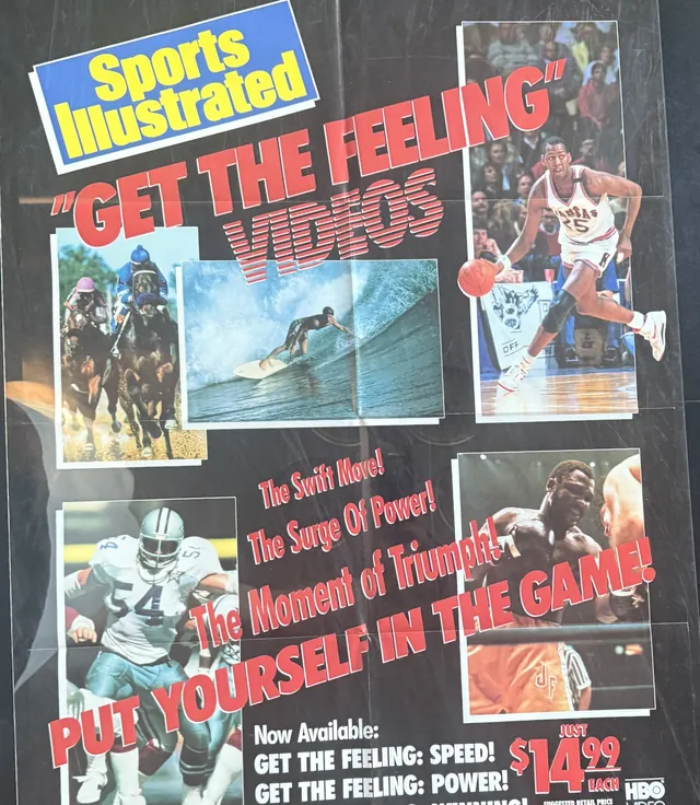 Actual Sports Illustrated Get the Feeling Videos - HBO Video promotional poster front photograph