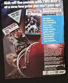 Actual Season Kickoff MVPs — sports video promotional sheet front photograph