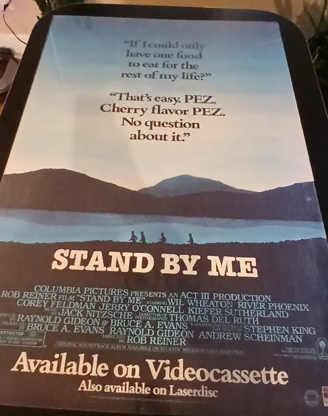 Actual Stand by Me — home-video promotional poster front photograph