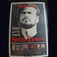 Actual Steel Dawn — home-video promotional poster detail image 1