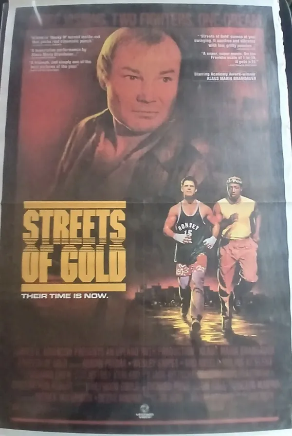 Actual Streets of Gold — home-video promotional poster front photograph