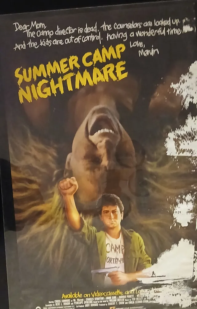 Actual Summer Camp Nightmare — Nelson Entertainment video poster front photograph
