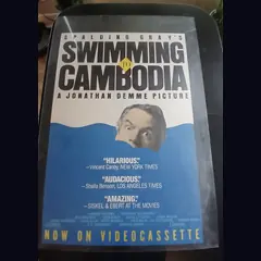 Actual Swimming to Cambodia — home-video promotional poster detail image 1