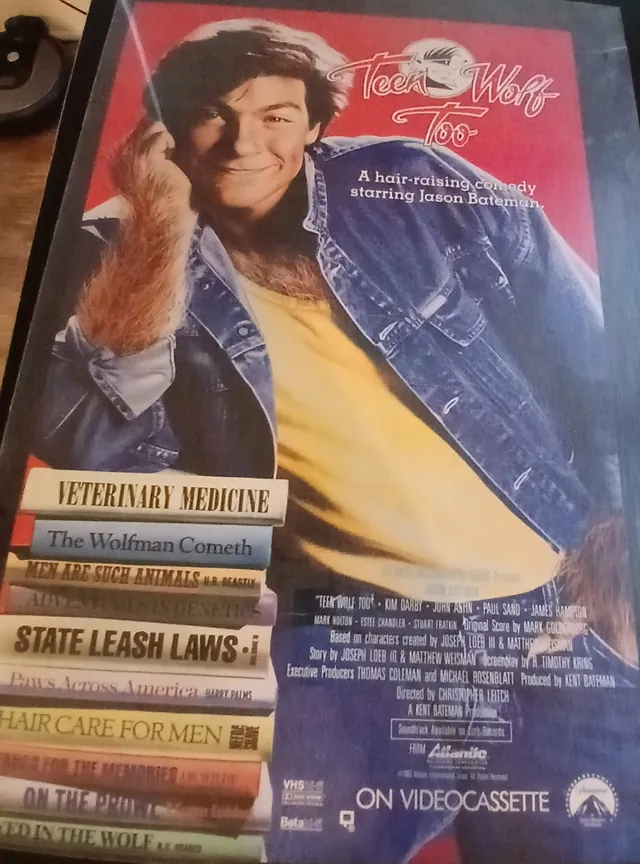 Actual Teen Wolf — home-video promotional poster front photograph