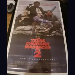 Actual The Texas Chainsaw Massacre 2 — home-video promotional poster detail image 1