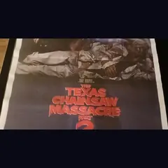 Actual The Texas Chainsaw Massacre 2 — home-video promotional poster detail image 3