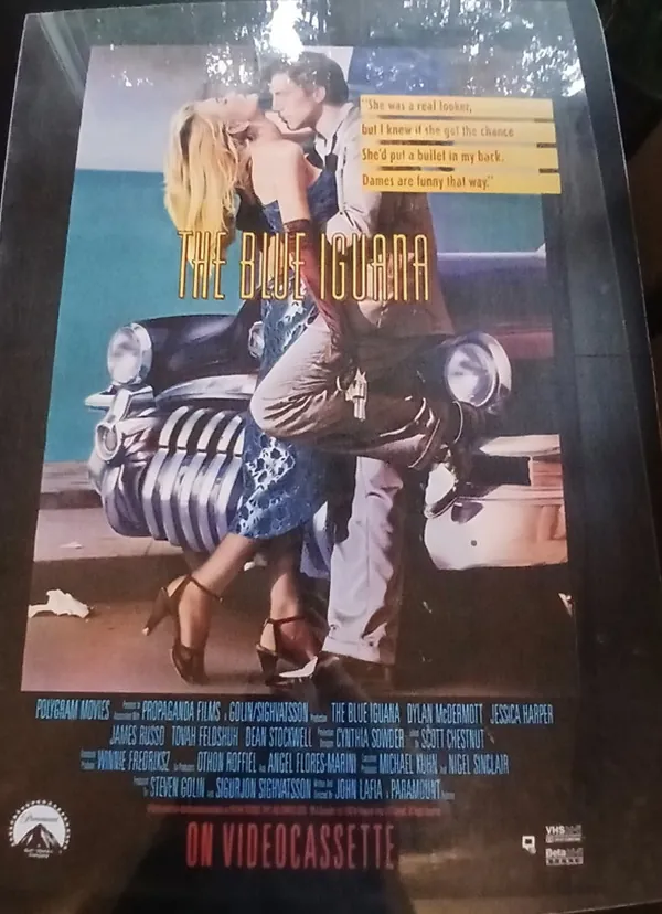 Actual The Big Iguana — home-video promotional poster front photograph