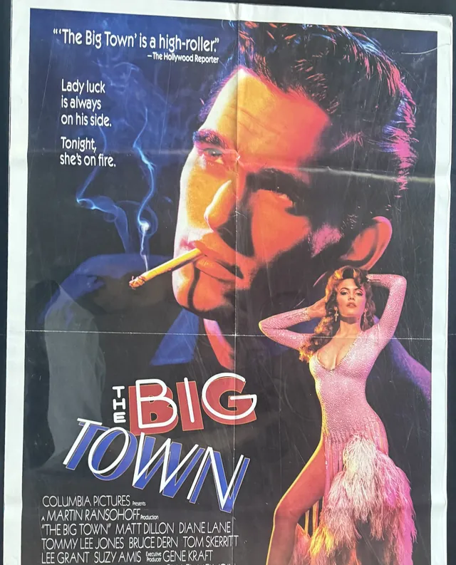 Actual The Big Town - home-video promotional poster front photograph