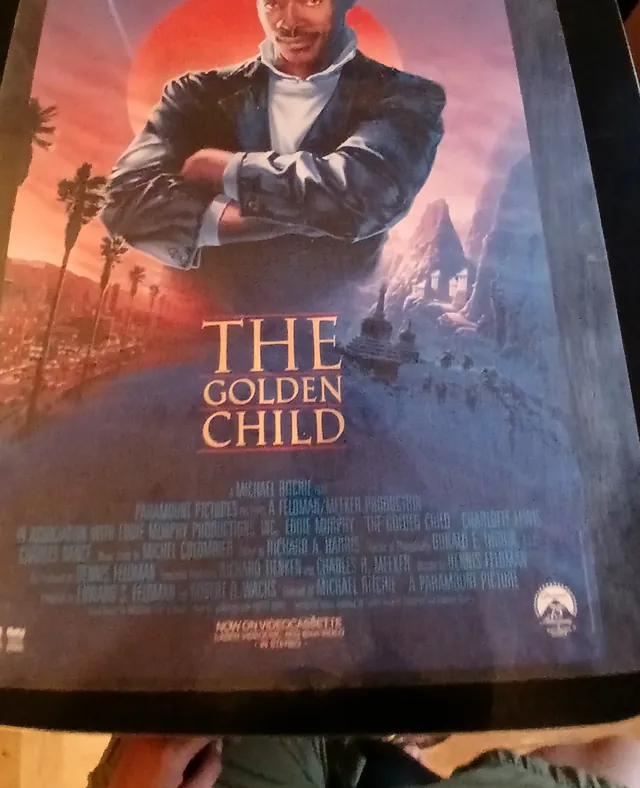 Actual The Golden Child — home-video promotional poster front photograph