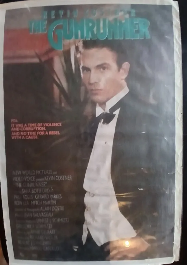 Actual The Gunrunner — home-video promotional poster front photograph