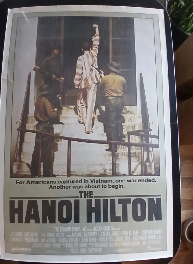 Actual The Hanoi Hilton — home-video promotional poster front photograph