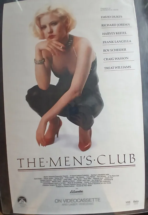 Actual The Men's Club — home-video promotional poster front photograph