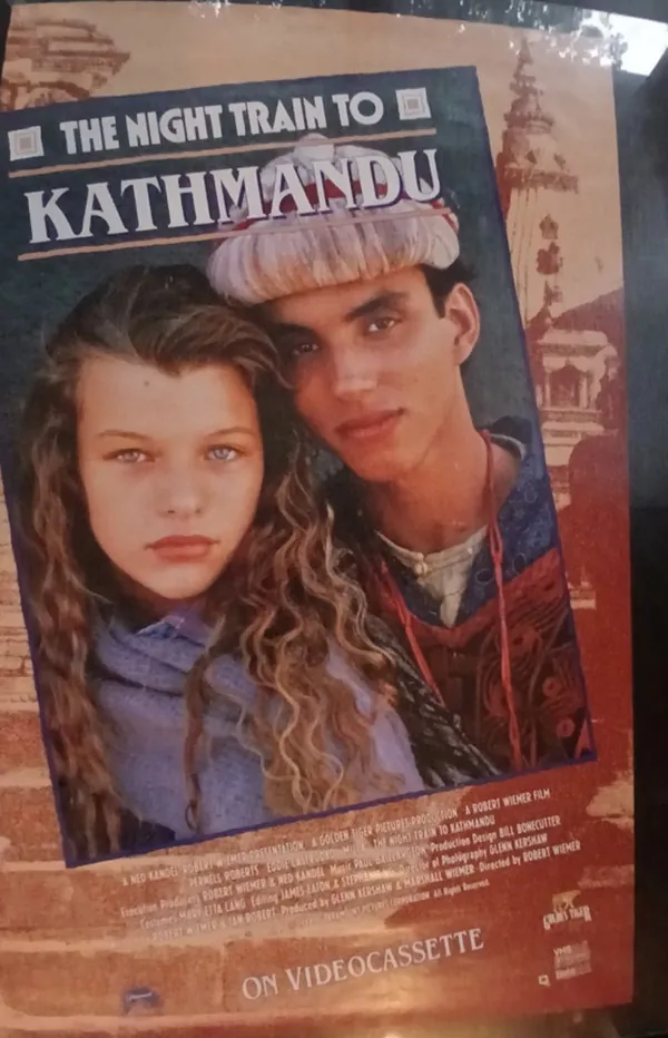 Actual The Night Train to Kathmandu — home-video promotional poster front photograph