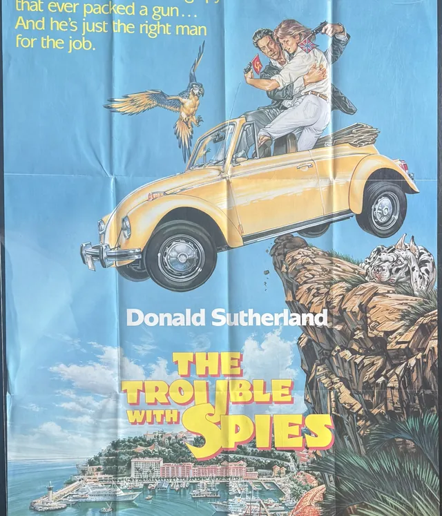 Actual The Trouble with Spies - HBO Video promotional poster front photograph