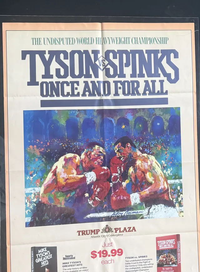 Actual Tyson-Spinks: Once and For All - HBO Video promotional poster front photograph