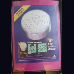 Actual Video Aspirin — retail promotional sales sheet detail image 1