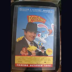 Actual Who Framed Roger Rabbit — home-video promotional poster detail image 1