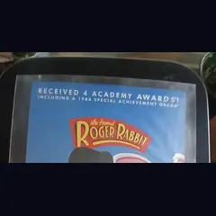 Actual Who Framed Roger Rabbit — home-video promotional poster detail image 2
