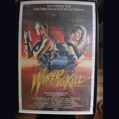 Actual Wired to Kill — home-video promotional poster detail image 1