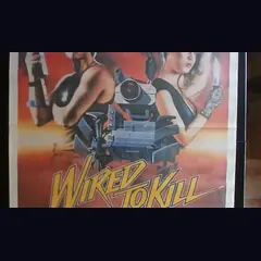 Actual Wired to Kill — home-video promotional poster detail image 3