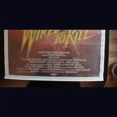 Actual Wired to Kill — home-video promotional poster detail image 4