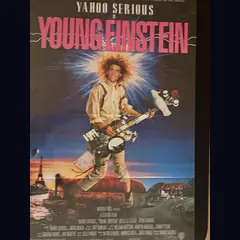 Actual Young Einstein - Warner Home Video promotional poster detail image 1